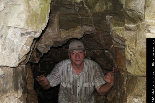 Анатолий Баскаков в пещере СТПК