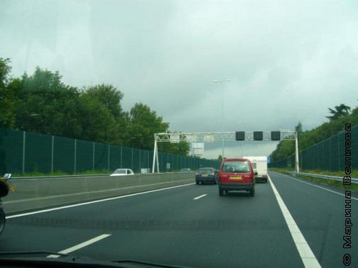 Скоростная дорога в Нидерландах, август 2011