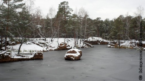 Начало зимы в парке Гагарина