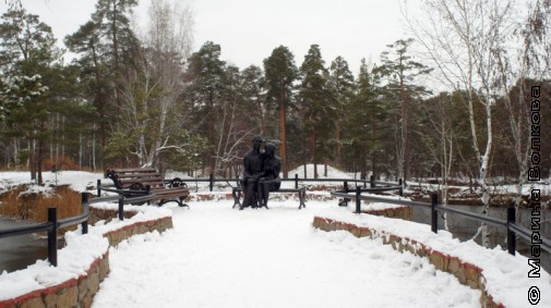 Парк Гагарина. Начало зимы