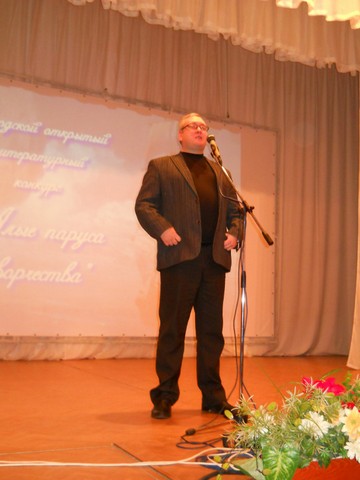 К.С.Рубинский, член жюри, выпускник студии "Алые паруса"