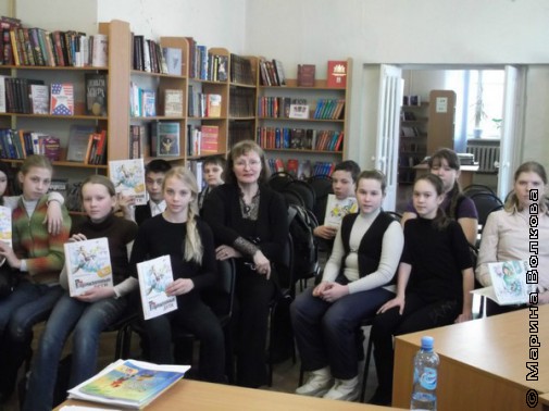 Наталья Крупина с екатеринбургскими детьми