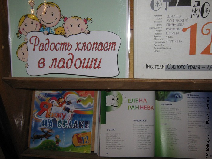 Выставка книг Елены Ранневой