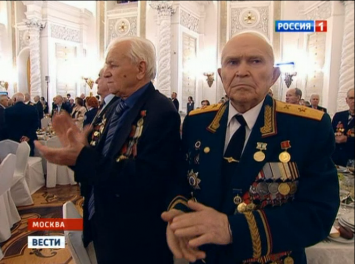 А.Н.Талызин (слева) на приеме у Президента России