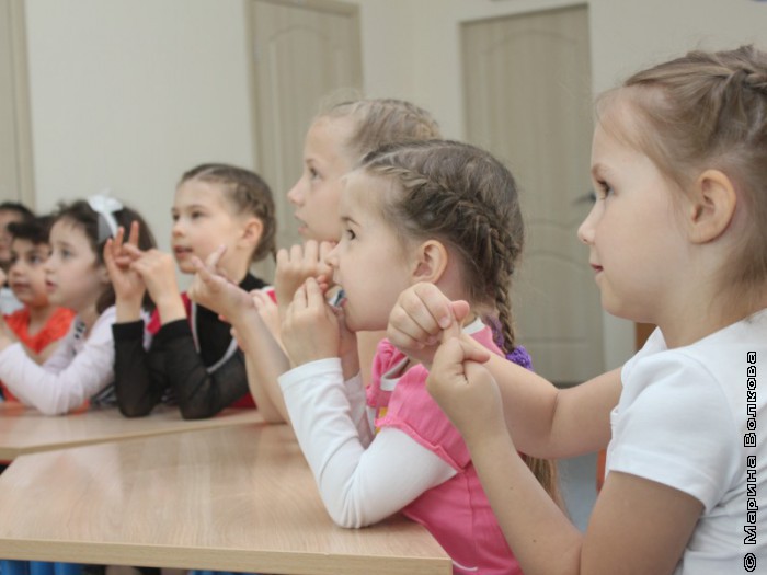 Читательский марафон в еврейском детском саду Тольятти