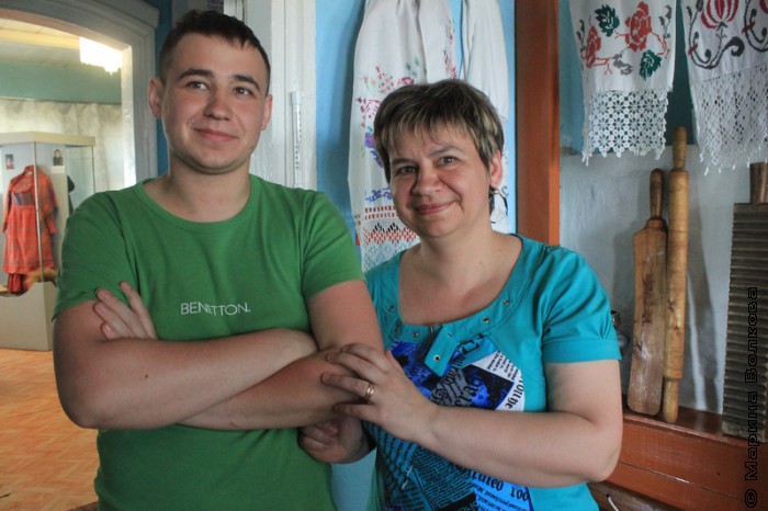 Вера Александровна с сыном Дмитрием
