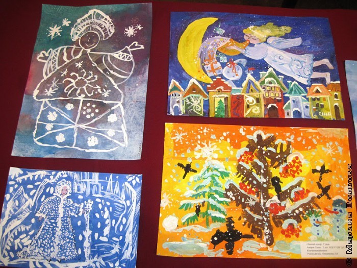 Рисунки конкурса Рождественская сказка-2012