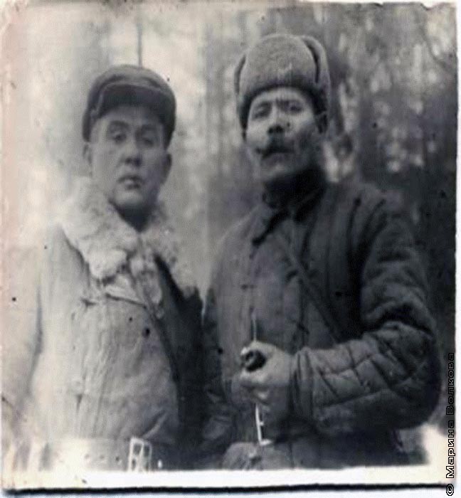 Баландин Павел Алексеевич (справа)