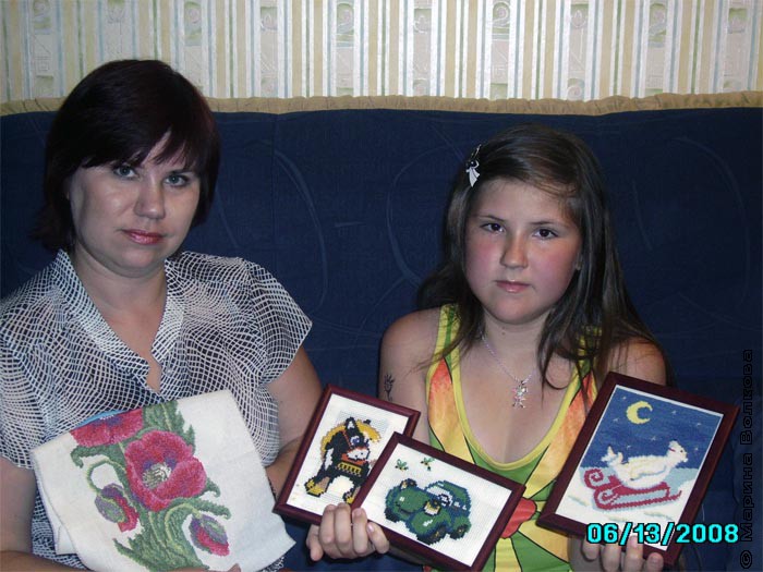 Белоусова Виктория с мамой Аленой