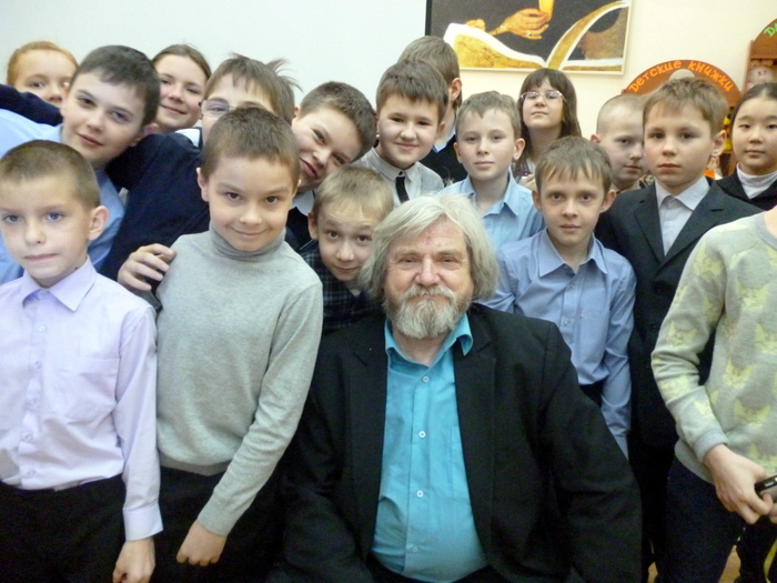 встреча с писателем Олегом Павловым в детской библиотеке №12
