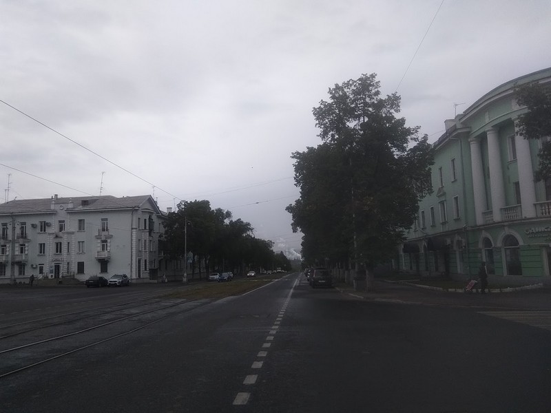 Улица Горького в Магнитогорске