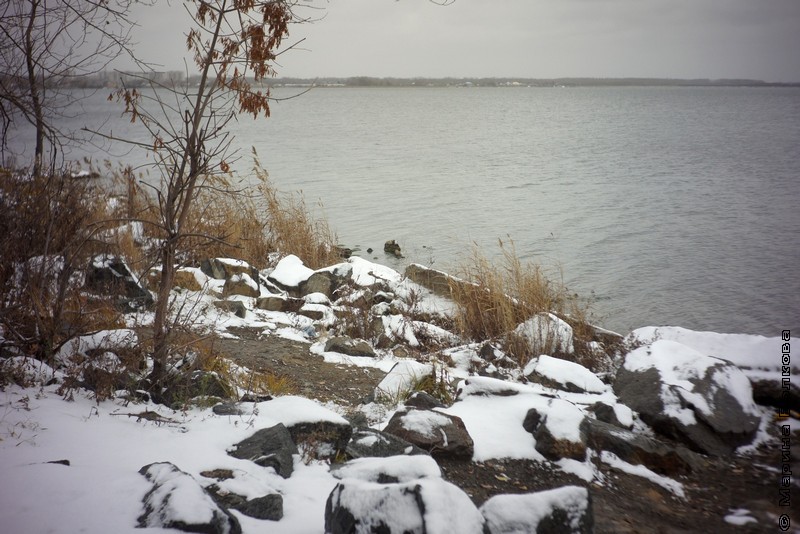 Озеро Смолино. Первый снег